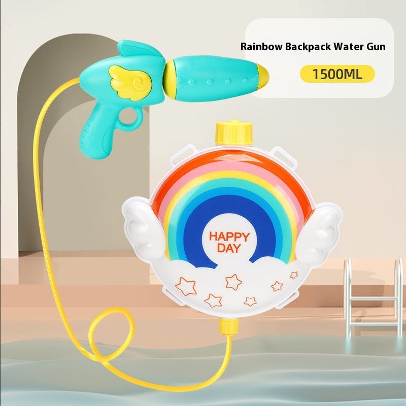 Children's Cartoon Backpack Water Gun Water Beach Toys - LJ Enterprise